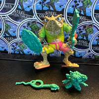 TMNT- Playmates 1990 “Teenage Mutant Ninja Turtles” Napoleon Bonafrog Vintage Poseable Action Figure
