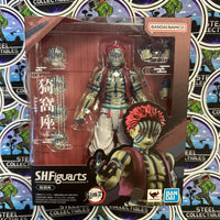S.H. Figuarts- Bandai “Demon Slayer: Kimetsu No Yaiba” Akaza Tamashii Nations Poseable Action Figure [CIB]
