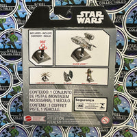 Mattel- “Star Wars X Hot Wheels”  Starship Selects Razor Crest Die Cast Replica w/ Display Base [New/Sealed]
