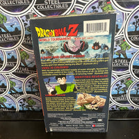VHS- 2001 “DRAGON BALL Z: WORLD TOURNAMENT SAGA” (BLACK OUT, THE DRAW, JUNIOR DIVISION) UNCUT VERSION ENGLISH DUBBED ANIME VHS TAPE [SET OF 3]
