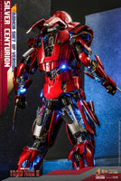 Sideshow- Marvel Studio’s “Iron Man 3” Silver Centurion (Suit Up Version)  Movie Masterpiece Series Diecast Hot Toys 1/6th Scale Collectible Figure MMS618-D43 [New/Sealed]
