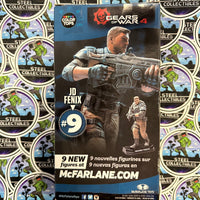 McFarlane Toys- 2016 “Gears of War 4” JD Fenix (w/ Bonus Gear Pack!) Poseable Action Figure #9 [New/Factory Sealed]

