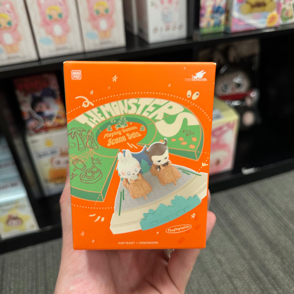 POP MART- THE MONSTERS: PLAYING GAMES SCENE SET AUTHENTIC LABUBU BLIND BOX FIGURE (NEW)