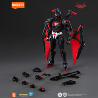 Blokees- DC “Batman Beyond” Batman Beyond Champion Class (L Size) Poseable 1/12 Scale Action Figure Model Kit w/ Accessories [New/Sealed]
