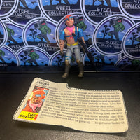 G.I. Joe- Vintage 1986 Cobra Dreadnok Zandar V1 3.75" Poseable Action Figure
