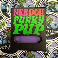 Schylling- 100% Authentic Needoh “Funky Pup” Purple (Pinch Me, Squish Me, Pet Me! Feel the Funk!) Stress Relief/Fidget Toy [New/Factory Sealed]

