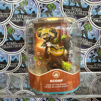 Skylanders- Scorp “Skylanders Swap Force” Toys-To-Life Figure (New in Bubble w/ Card & Sticker) [SEE PICTURES]
