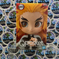 Banpresto- Bandai Namco “Kimetsu no Yaiba: Demon Slayer” Kyojuro Rengoku (Ver. A) Qposket Statue/Figure [CIB]
