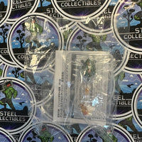 Medicos- “JoJo’s Bizarre Adventure” Guido Mista & S•P Third S.A.S Super Action Statue Poseable Action Figure (w/ New/Sealed Bonus!) [CIB]
