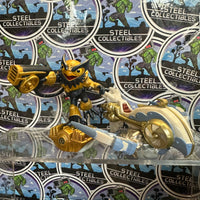 Skylanders- Legendary Hurricane Jet-Vac (Series 4) w/ Jet Stream (Sky Vehicle) “Skylanders SuperChargers” Toys-To-Life Figure [2-Pack]
