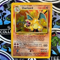 Pokémon TCG- “Pokemon” Base Set Charizard Holo Rare (04/102) Moderately Played Single Holographic Card [MP]
