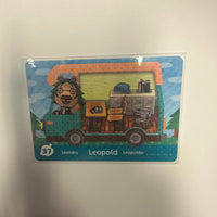 AMIIBO- “ANIMAL CROSSING: WELCOME AMIIBO” LEOPOLD #37 [CARD]
