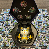 Hasbro- “Yo-Kai Watch” Dianyan Figure w/ Jewelnyan Medal Set w/ Dianyan Figure (SDCC 2016 Exclusive) [CIB]

