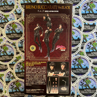 Medicos- “JoJo’s Bizarre Adventure” Bruno Bucciarati (Black Ver.) S.A.S Super Action Statue Poseable Action Figure (w/ New/Sealed Bonus!) [CIB]
