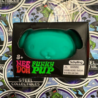 Schylling- 100% Authentic Needoh “Funky Pup” Blue (Pinch Me, Squish Me, Pet Me! Feel the Funk!) Stress Relief/Fidget Toy [New/Factory Sealed]
