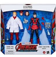 Hasbro- Marvel Legends Series “Avengers: Beyond Earth’s Mightiest” Hank Pym (Giant-Man) & Janet Van Dyne (Wasp) 6” Poseable Action Figure 2-Pack [New/Sealed]
