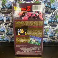VHS- 2002 “DRAGON BALL Z: KID BUU SAGA” (THE PRICE OF VICTORY, VEGETA’S PLEA, SAIYAN PRIDE, REGRESSION) EDITED VERSION ENGLISH DUBBED ANIME VHS TAPE [SET OF 4]
