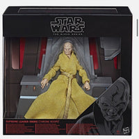 Star Wars black series Snoke with throne