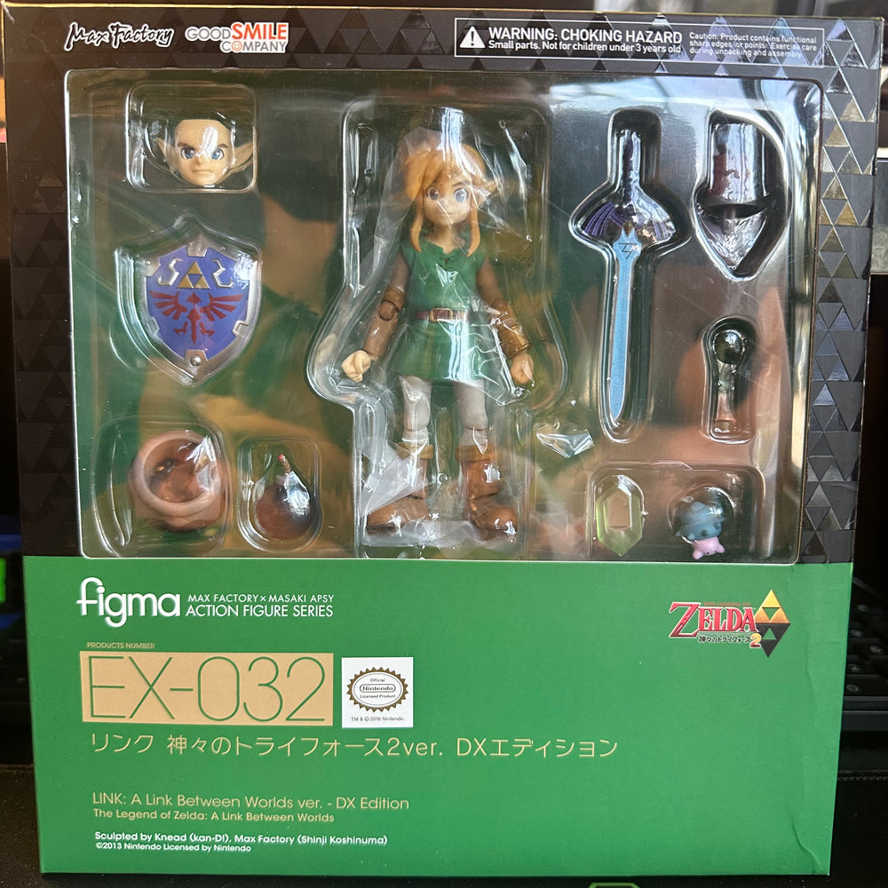 Figma- Link: A Link Between Worlds ver.- DX Edition #EX-032 “The Legend of Zelda: A Link Between Worlds” Figure (Pre-owned)