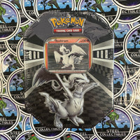 POKEMON TCG- “POKEMON: BLACK & WHITE” NEW LEGENDS TIN (RESHIRAM) [NEW/FACTORY SEALED]
