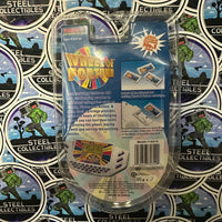 Tiger Electronics- Vintage 1995 Handheld “Wheel Of Fortune” Retro Game Console w/ New/Sealed Cartridges (#7-9)
