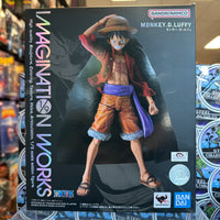 Bandai Namco- Imagination Works “One Piece” Monkey D. Luffy Bandai Tamashii Nations 1/9 Scale Poseable Action Figure [CIB]
