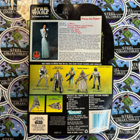 Kenner- 1997 “Star Wars: The Power Of The Force” Princess Leia Organa (w/ “Laser” Pistol & Assault Rifle!) 3.75”  Poseable Action Figure [New/Sealed]
