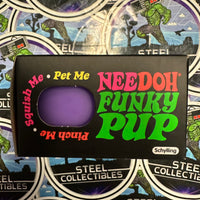 Schylling- 100% Authentic Needoh “Funky Pup” Purple (Pinch Me, Squish Me, Pet Me! Feel the Funk!) Stress Relief/Fidget Toy [New/Factory Sealed]
