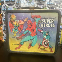 Marvel Comics- Vintage 1976 “Super Heroes” Aladdin Metal Lunchbox

