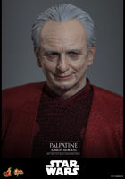 Hot Toys- “Star Wars” Palpatine (Darth Sidious) Movie Masterpiece MMS805 1/6th Scale Collectible Figure By Sideshow [New/Sealed]
