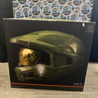 Jazwares- “Halo: The Spartan Collection” Master Chief (GameStop Exclusive) Deluxe Helmet w/ Lights & Sounds [CIB]
