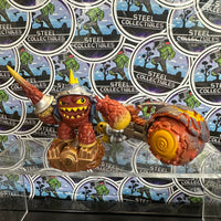 Skylanders- Skylanders- Lava Lance Eruptor w/ Burn Cycle (Land Vehicle) “Skylanders SuperChargers” Toys-To-Life Figure [2-Pack]
