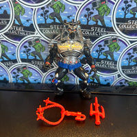 TMNT- Playmates 1991 “Teenage Mutant Ninja Turtles” Chrome Dome Vintage Poseable Action Figure
