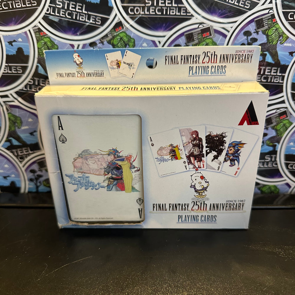 Final Fantasy- 25th Anniversary “Since 1987” Playing Cards (New)