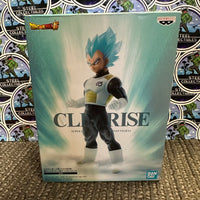 Banpresto- “Dragon Ball Z” Super Saiyan God Super Saiyan Blue Vegeta (SSGSS) Clearise Statue/Figure [New/CIB]
