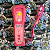 Nintendo Wii- “Super Mario Bros.” Princess Peach Wii Motion Plus Wireless Remote/Controller w/ Sleeve [CIB w/ Manual!]
