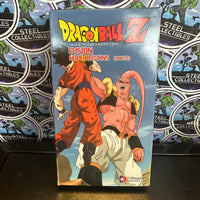 VHS- 2002 “DRAGON BALL Z: FUSION SAGA” (HOPE RETURNS, AMBUSH, LOSING BATTLE, PLAY FOR TIME, & EVIL BUU) UNCUT VERSION ENGLISH DUBBED ANIME VHS TAPE [SET OF 5]
