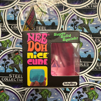 Needoh- 100% Authentic Needoh “Nice Cube” Pink Nice Cube (Super Solid Squish!) Stress Relief/Fidget Toy [New/Factory Sealed]
