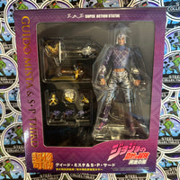 Medicos- “JoJo’s Bizarre Adventure” Guido Mista & S•P Third S.A.S Super Action Statue Poseable Action Figure (w/ New/Sealed Bonus!) [CIB]
