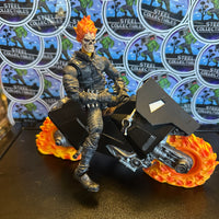 ToyBiz- Marvel Legends (Series 3) “Ghost Rider w/ Motorcycle” 2002 Action Figure *Read Description*

