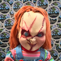 Spirit Halloween- “Child’s Play” Chucky 24” Talking & Moving Animatronic Doll Toy (w/ Try-Me Function!)
