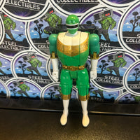 Mighty Morphin Power Rangers- 1996 Bandai “Zeo” Zord Green Ranger (IV) Vintage Poseable Action Figure
