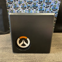 PS4 - OVERWATCH (COLLECTOR’S EDITION) W/ SOLDIER: 76 STATUE, ARTBOOK, STEELBOOK & GAME, SOUNDTRACK, & POSTCARDS [CIB]
