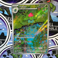 Pokémon TCG- “SV: Scarlet & Violet 151 (MEW)” Ivysaur Illustration Rare (167/165) Near Mint Holographic Single Card [NM]
