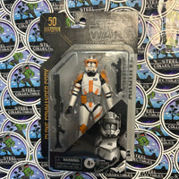 Hasbro- “Star Wars: The Black Series”  Archive Clone Commander Cody (Lucasfilm 50 Years Ltd) 6” Poseable Action Figure [New/Sealed]
