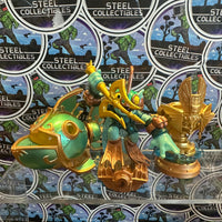Skylanders- Deep Diver Gill Grunt w/ Reef Ripper (Sea Vehicle) & Sea Trophy “Skylanders SuperChargers” Toys-To-Life Figure [3-Pack]
