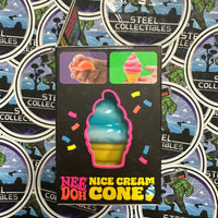 Needoh- 100% Authentic Needoh “Nice Cream Cone” Orange (Creamy Smooth Squish!) Stress Relief/Fidget Toy [New/Factory Sealed]
