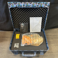 PS4 - DEATH STRANDING (COLLECTOR’S EDITION) W/ STEELBOOK, POLICE TAPE, MINI FIGURE, CARGO CASE, & BB-28/LOU LIGHT-UP REPLICA [CIB, LIKE NEW!]
