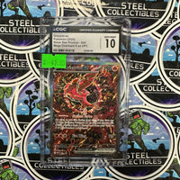 Pokemon TCG- 2025 “Black Star Promos 024 (Mega Charizard X ex UPC)” Holographic Oricorio ex CGC Graded Single Card [GEM MINT 10]

