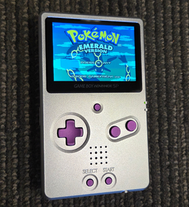 BOXY PIXEL UNHINGED GAMEBOY ADVANCE SP W/ IPS SCREEN - GBA SP